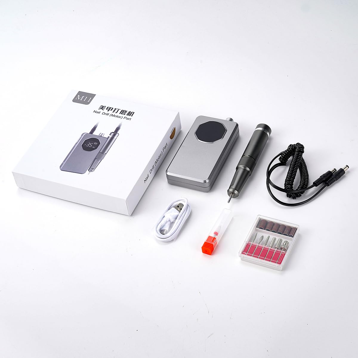 Portable Rechargeable 35000RPM Electric Nail Drill V2147