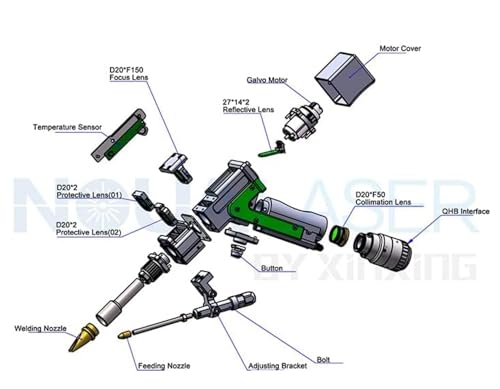 Laser Welding Cleaning Cutting Machine 4 in 1 Handheld with Auto Wire Feeder G309330