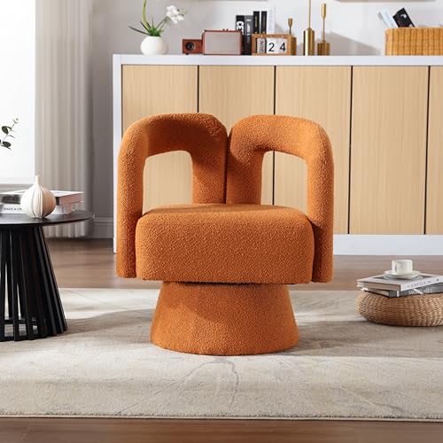Rose Red Round Accent Chair X5872