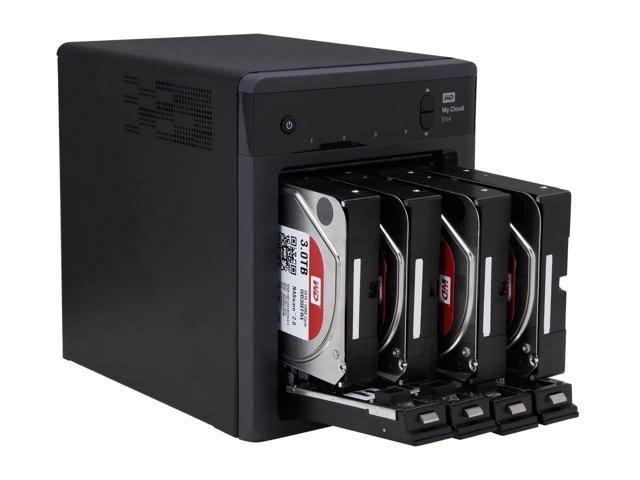 4-Bay NAS Server - 4 x 3 TB L349