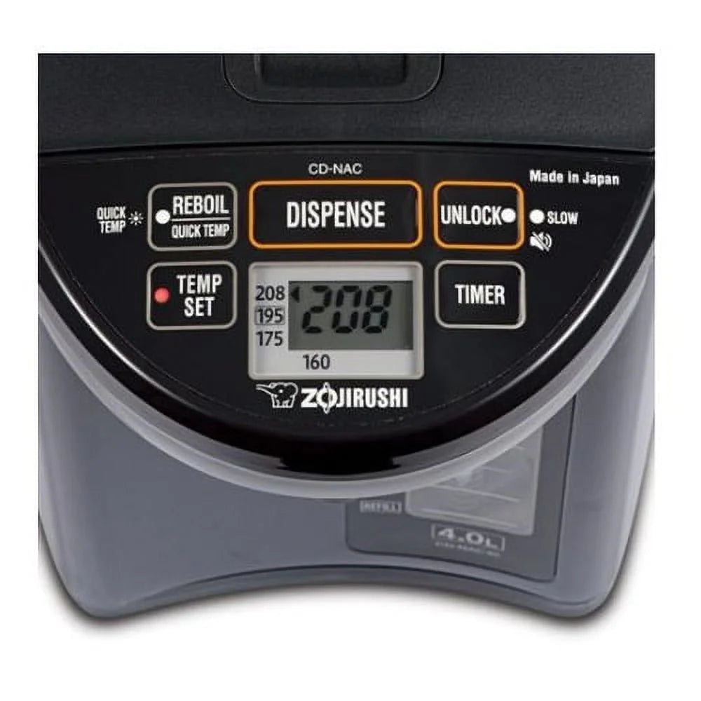 4-Liter Metallic Black Water Boiler J80652