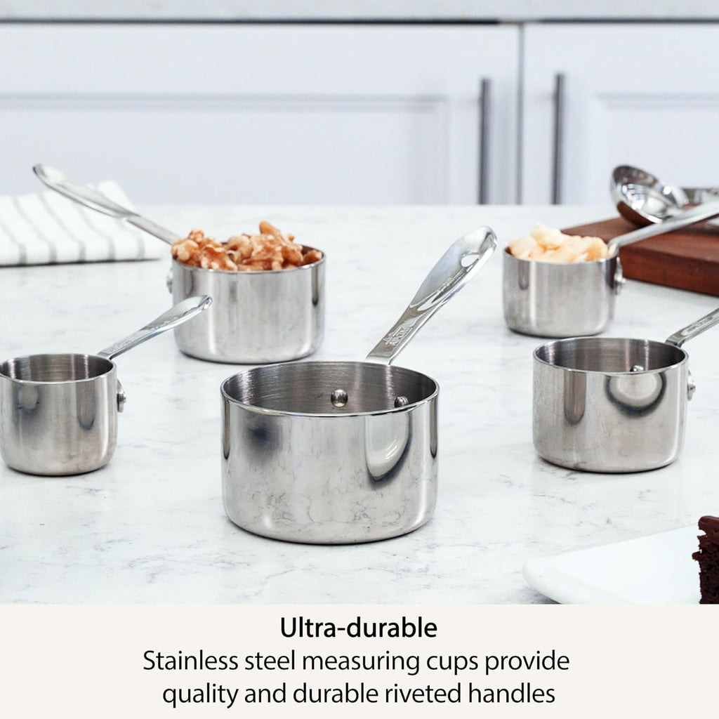 5 Piece Stainless Steel Measuring Cup Set Q6510