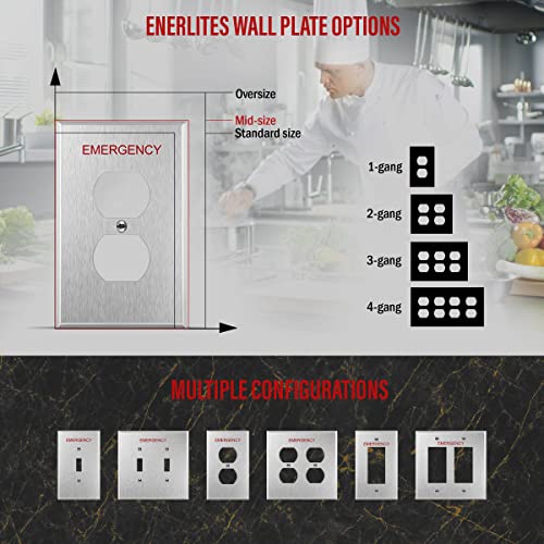 Stainless Steel 1-Gang Wall Plate M503060