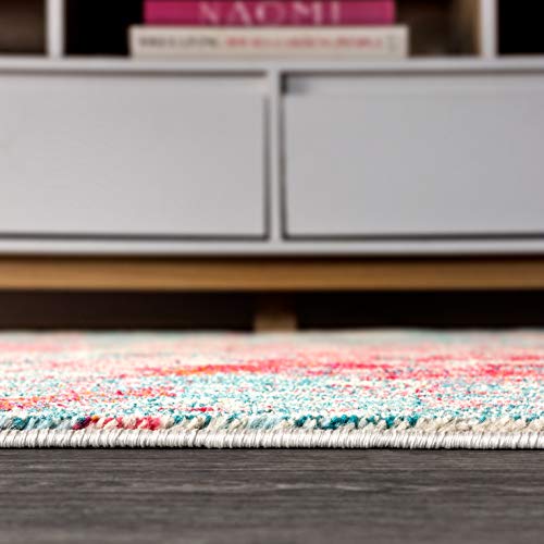 Blue/Red 8 ft. x 10 ft. Area Rug N6247