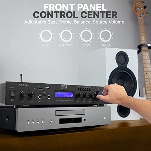 200W 5-Channel Rack Mount Bluetooth Receiver Home Theater Amplifier Z691