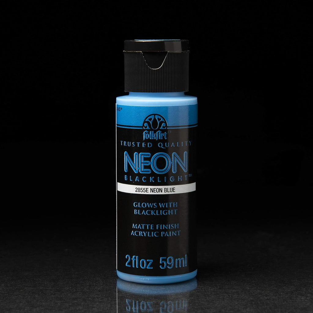 Neon Glow Acrylic Paint Set, 2 oz N79266