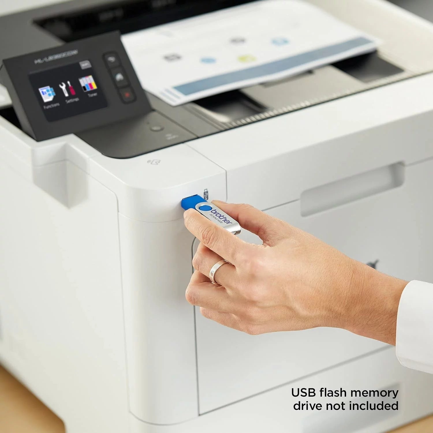 Business Color Laser Printer with Duplex Printing and Wireless Networking S32306