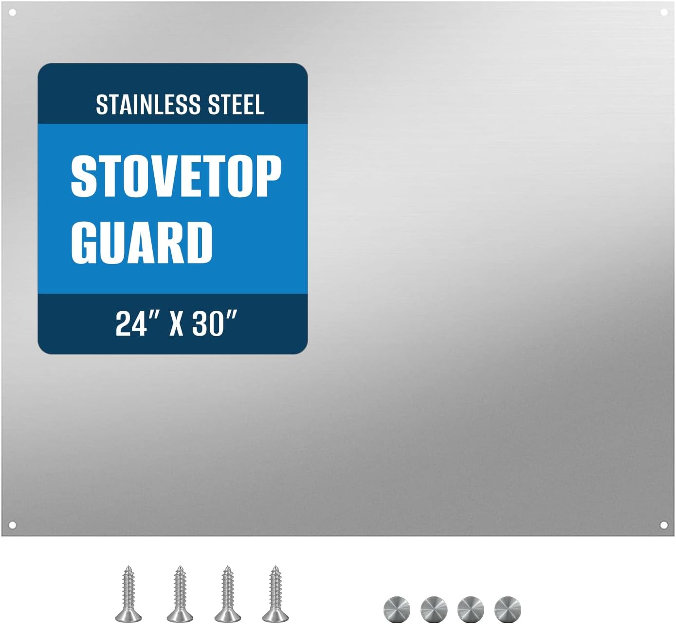 24" x 30" Stainless Steel Stove Backsplash U962591
