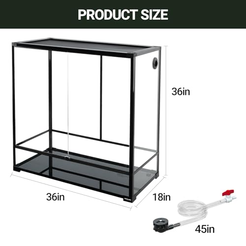 100 Gallon Extra Tall Reptile Tank with Mesh A1749