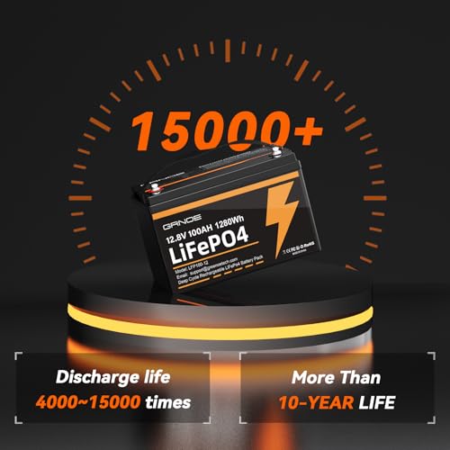 12V 100Ah LiFePO4 Battery Group 31 With Built-in 100A BMS B70742