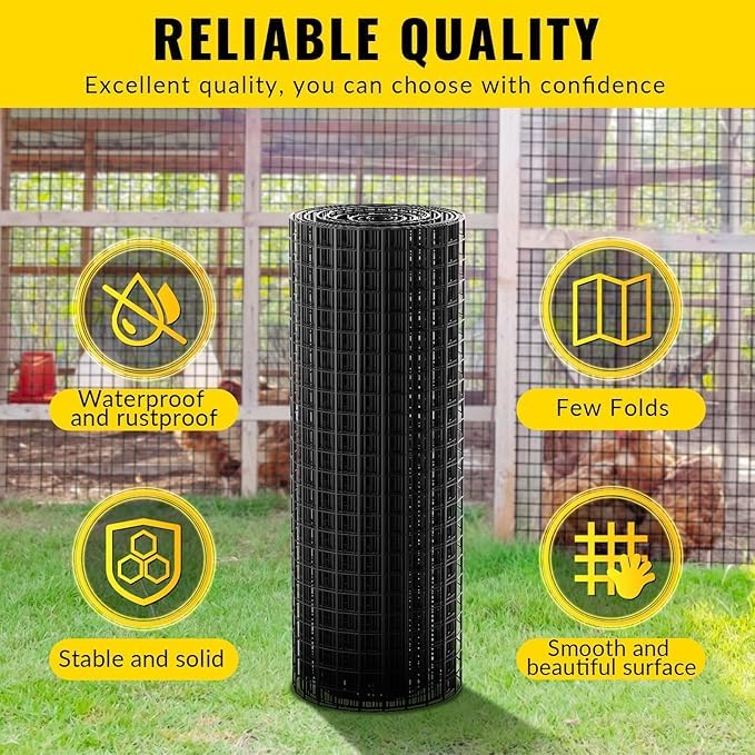 1/2 inch 48 x 100 ft Galvanized Chicken Wire Fencing 19 Gauge J441