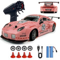 1:24 Scale 4WD RC Drift Car with LED Lights and Drifting Tires P52876