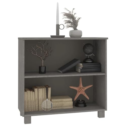 Light Gray Solid Wood Pine Sideboard W38412
