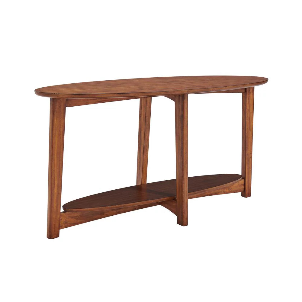 60"L Wood Console Table, Warm Chestnut D721