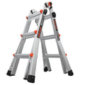 Aluminum 14.3-ft Reach Type 1AA 375 lbs. Capacity Telescoping Multi-Position Ladder A2214