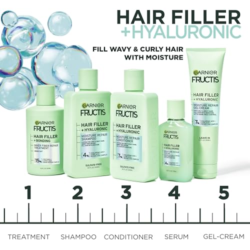 Hair Filler Moisture Repair Gel-Cream with Hyaluronic Acid, 5.1 Fl Oz Q455