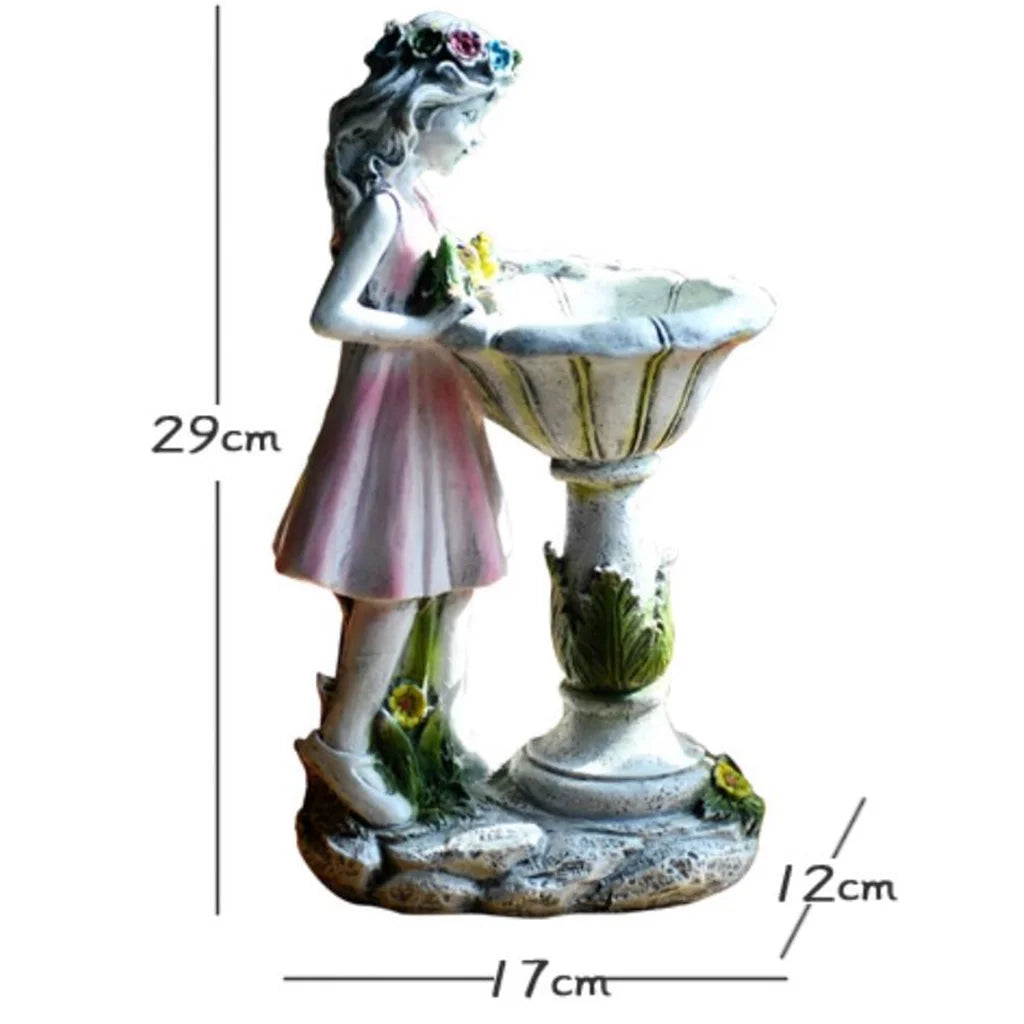 Large Resin Sculpture LED Light Garden Statue F798