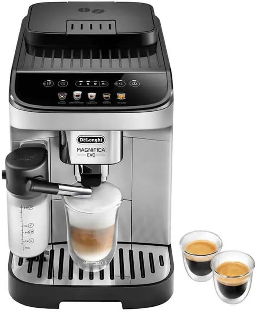 Automatic Espresso & Cappuccino Machine with Latte Crema System, Chrome V77746