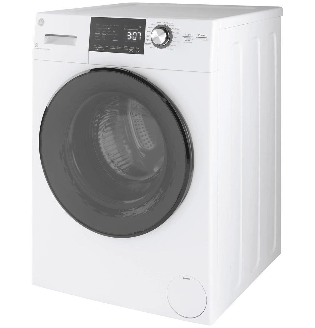 White 24" Wide 2.4 Cu. Ft. Capacity Front Load Washer Condenser Dryer Combo W708683