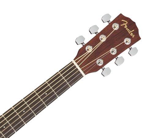 Solid Top Dreadnought Acoustic Guitar Bundle with Hard Case, Tuner, Strings, Picks V250012