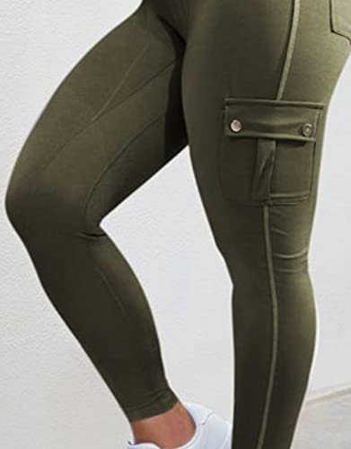 Butt Lifting Leggings with Flap Pockets Cargo Leggings G3682