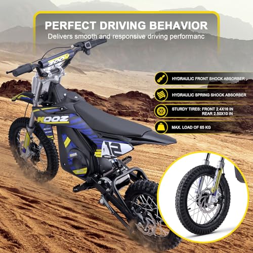 Blue Electric Dirt Bike S490
