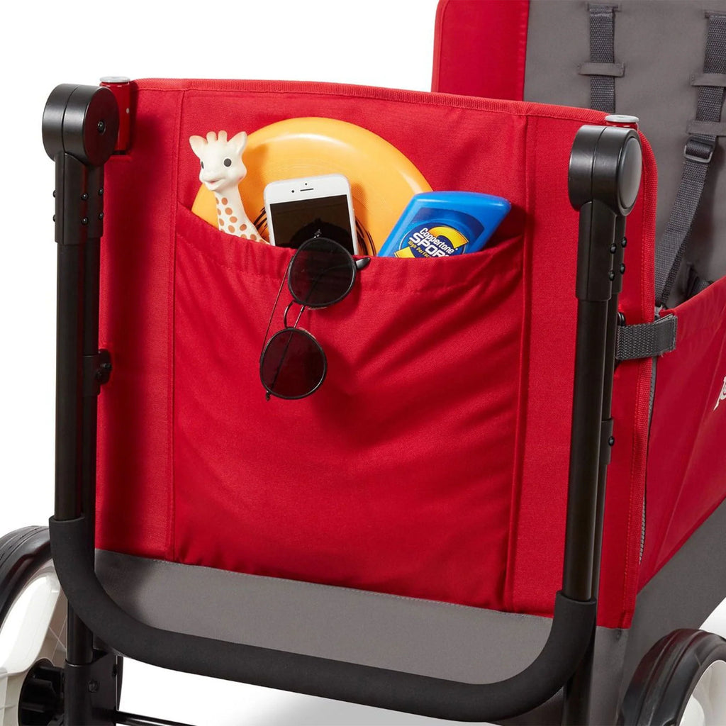 Red/Black Convertible Stroll N Wagon with Pull & Push Handle H83256