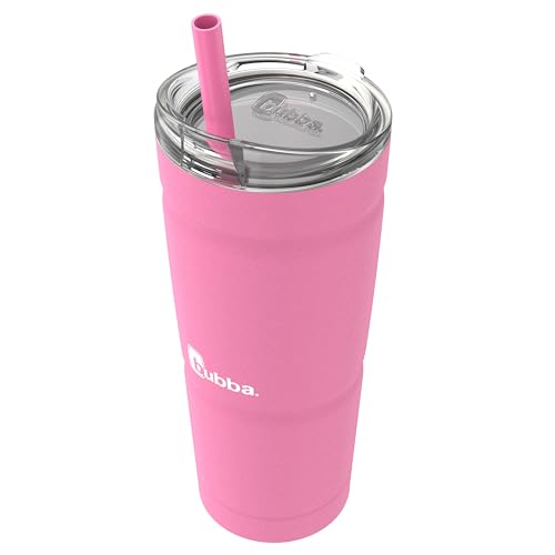 24oz Vacuum Insulated Stainless Steel Tumbler with Straw 2 Pack K85295
