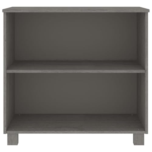 Light Gray Solid Wood Pine Sideboard W38412