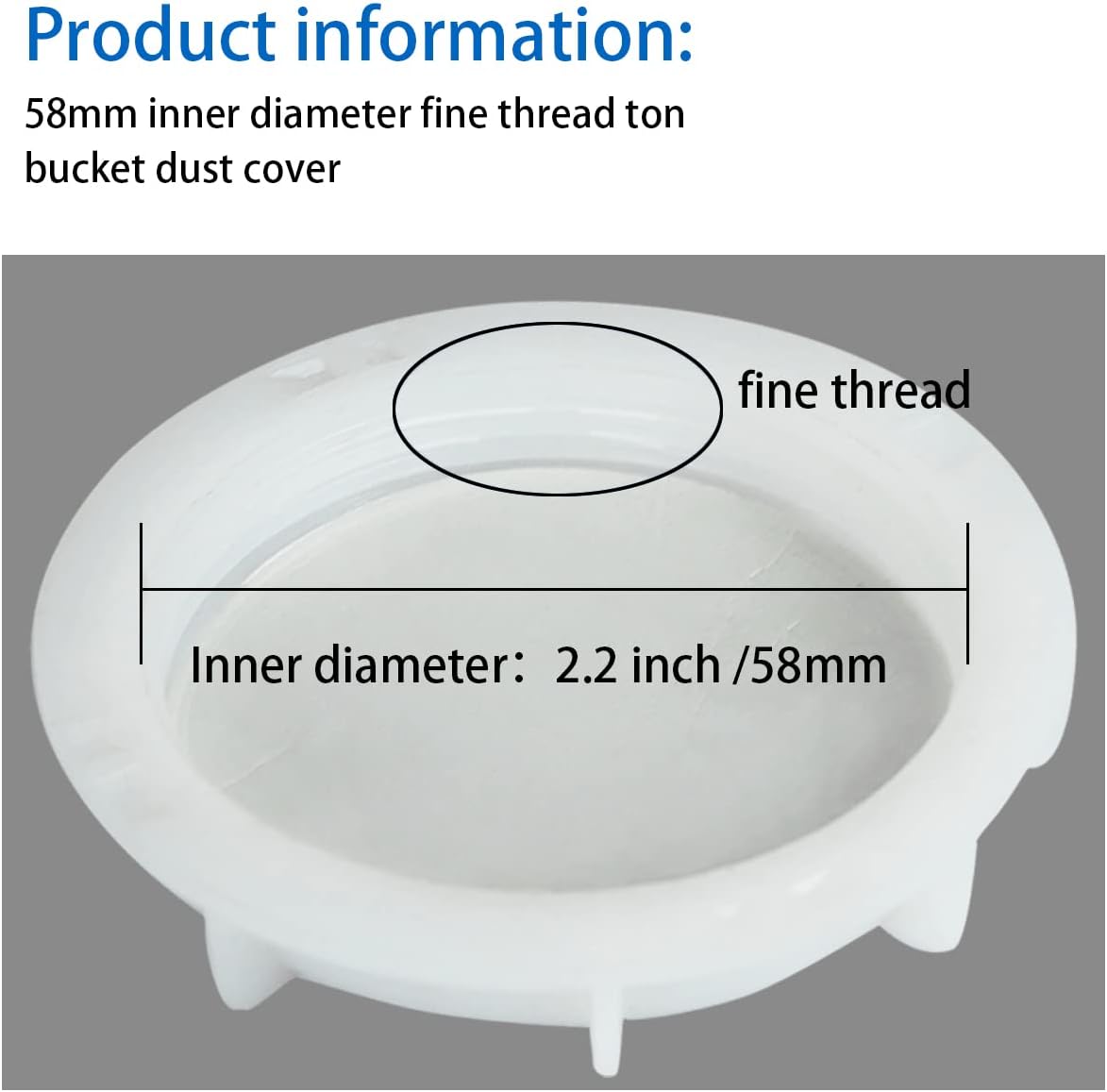 Fine Female Thread 58mm ID 5Pieces Dust Cap K767058