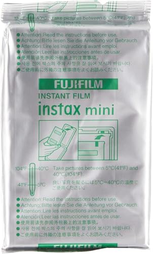 INSTAX Mini Instant Film 2 Pack = 20 Sheets (White) A677
