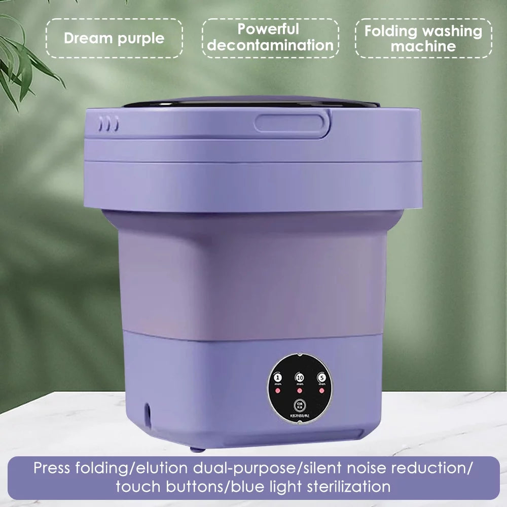 Purple Portable Washing Machine V6537