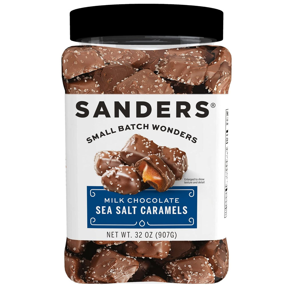 Milk Chocolate Sea Salt Caramels (32 oz Tub) U990755