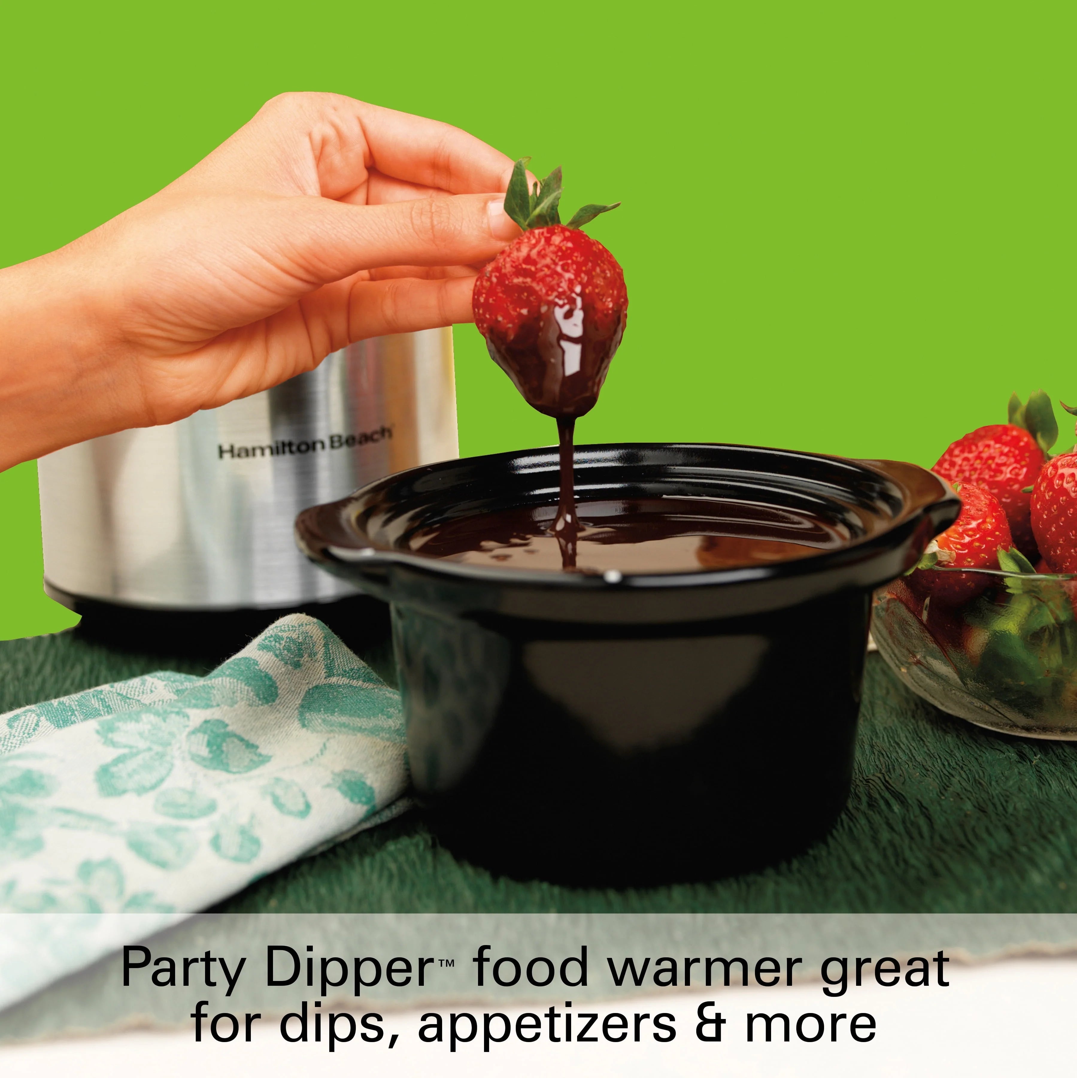 7 Quart Programmable Slow Cooker with Removable Crock, Red S883