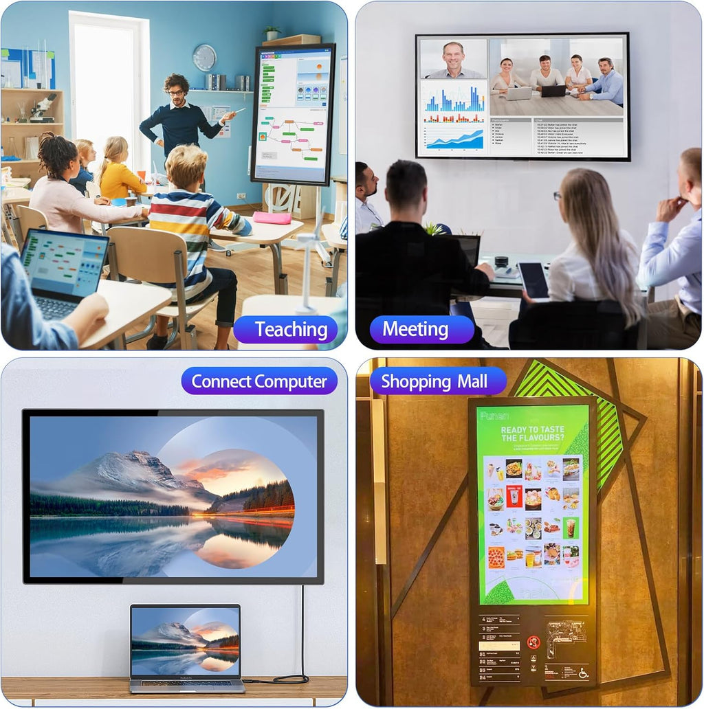 32 inch Capacitive Multi-Touch Screen Industrial Monitor with Built-in Speakers S813655