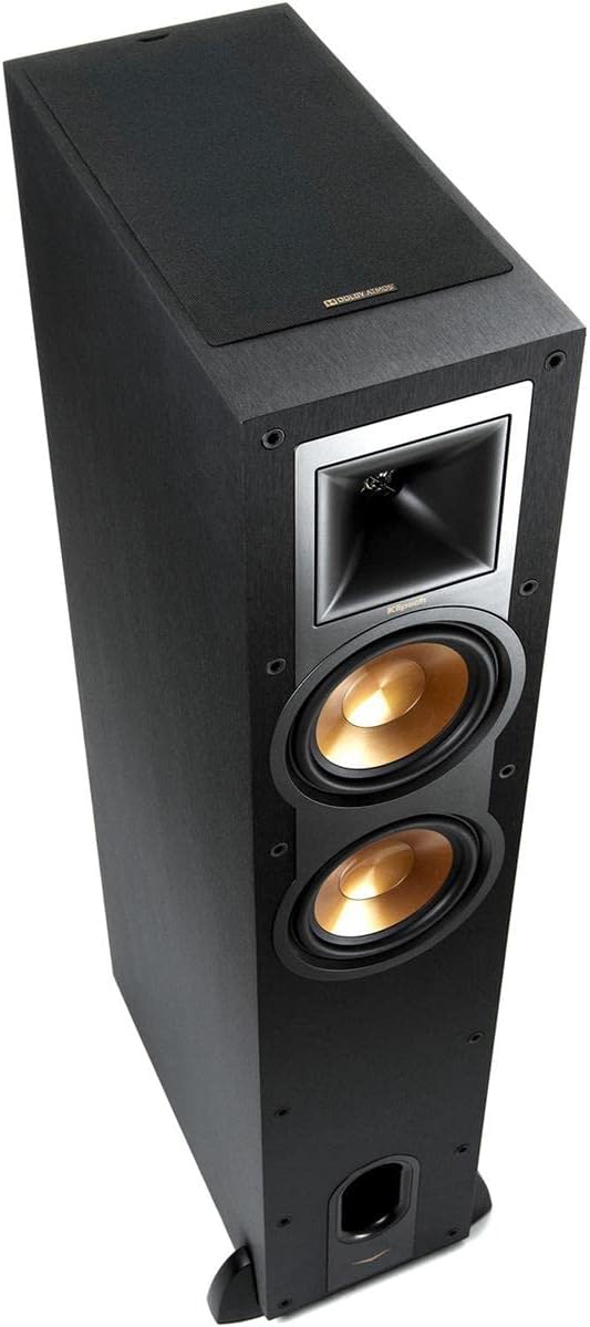 Black Floorstanding Speakers, Pair G51507