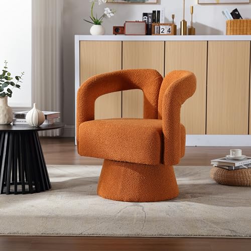 Rose Red Round Accent Chair X5872