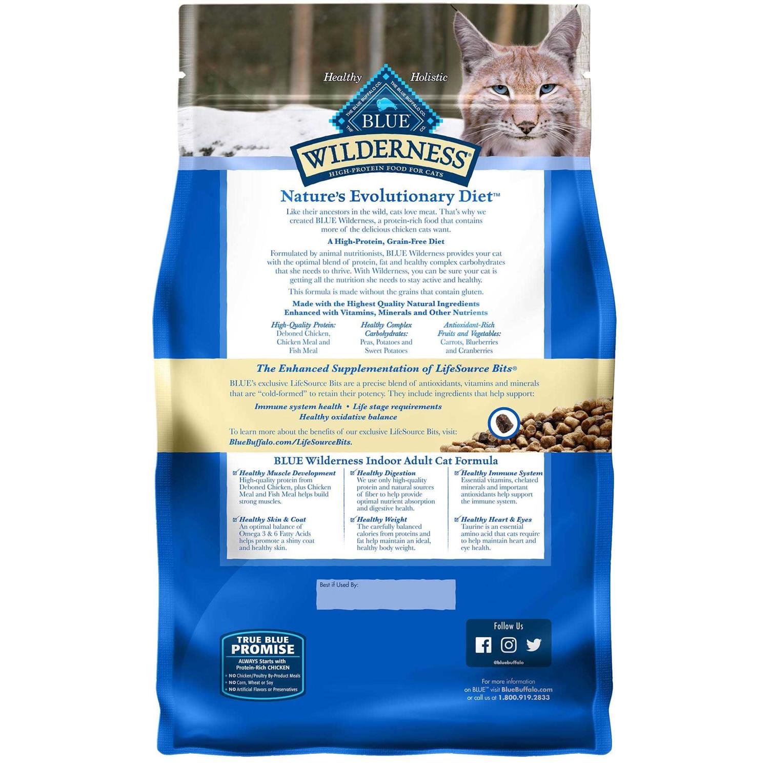 Blue Wilderness Adult Dry Cat Food U763173