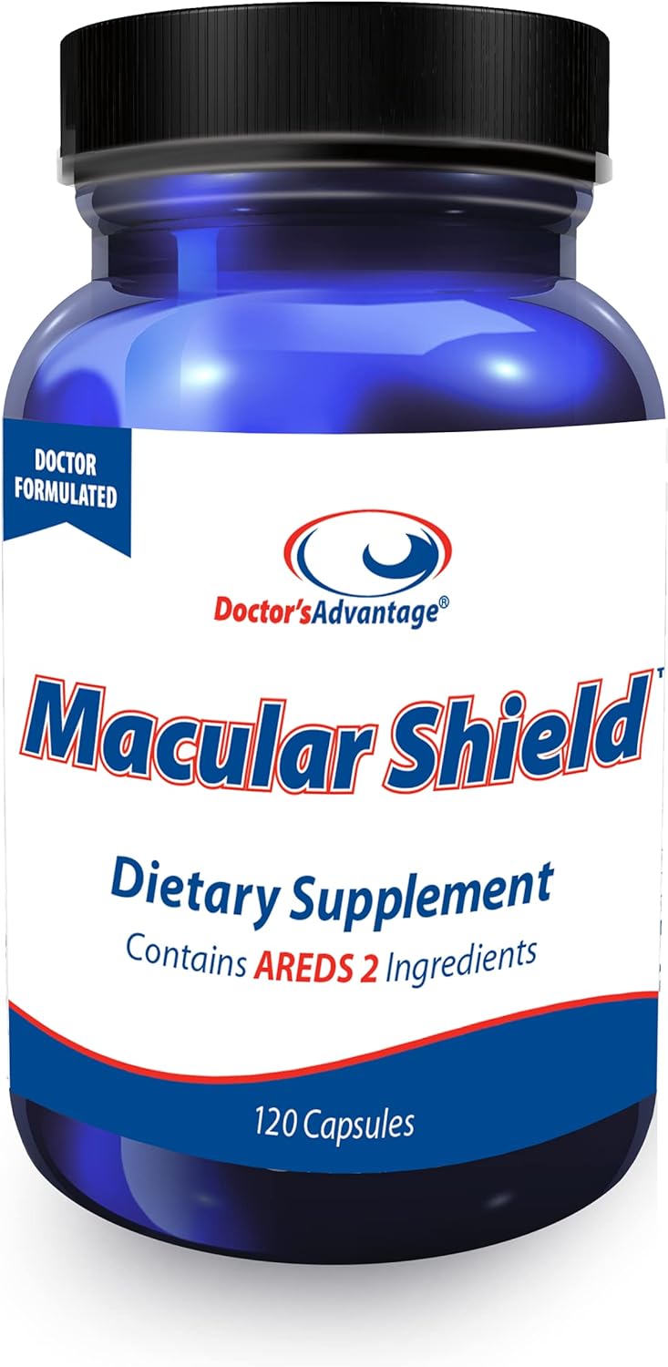 AREDS 2 Formula Eye Supplements with Lutein, Zeaxanthin & Essential Vitamins, 120 Capsules W332400