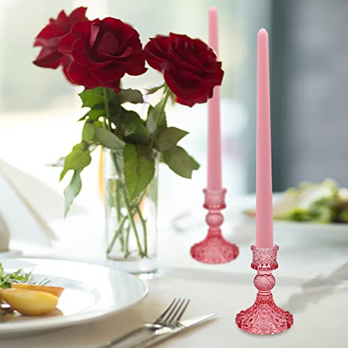 Glass Candlestick Holders Set of 6 F58790