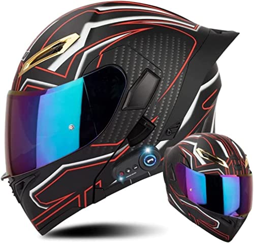DOT Approved Motorcycle Modular Bluetooth Full Face Helmet B191979