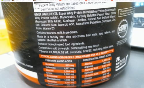 Chocolate Strawberry 100% Whey Protein Powder 1.78lbs A514597