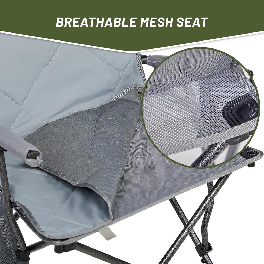 Grey Folding Outdoor Camp Chair Q3852