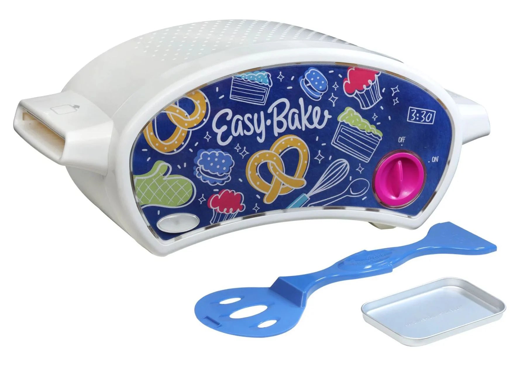 Easy Bake Oven Set with Baking Accessories - 4 Refill mixes (Red Velvet Strawberry Cupcakes, Donut, Pizza and Whoopie Pies), Unicorn Sprinkles D667
