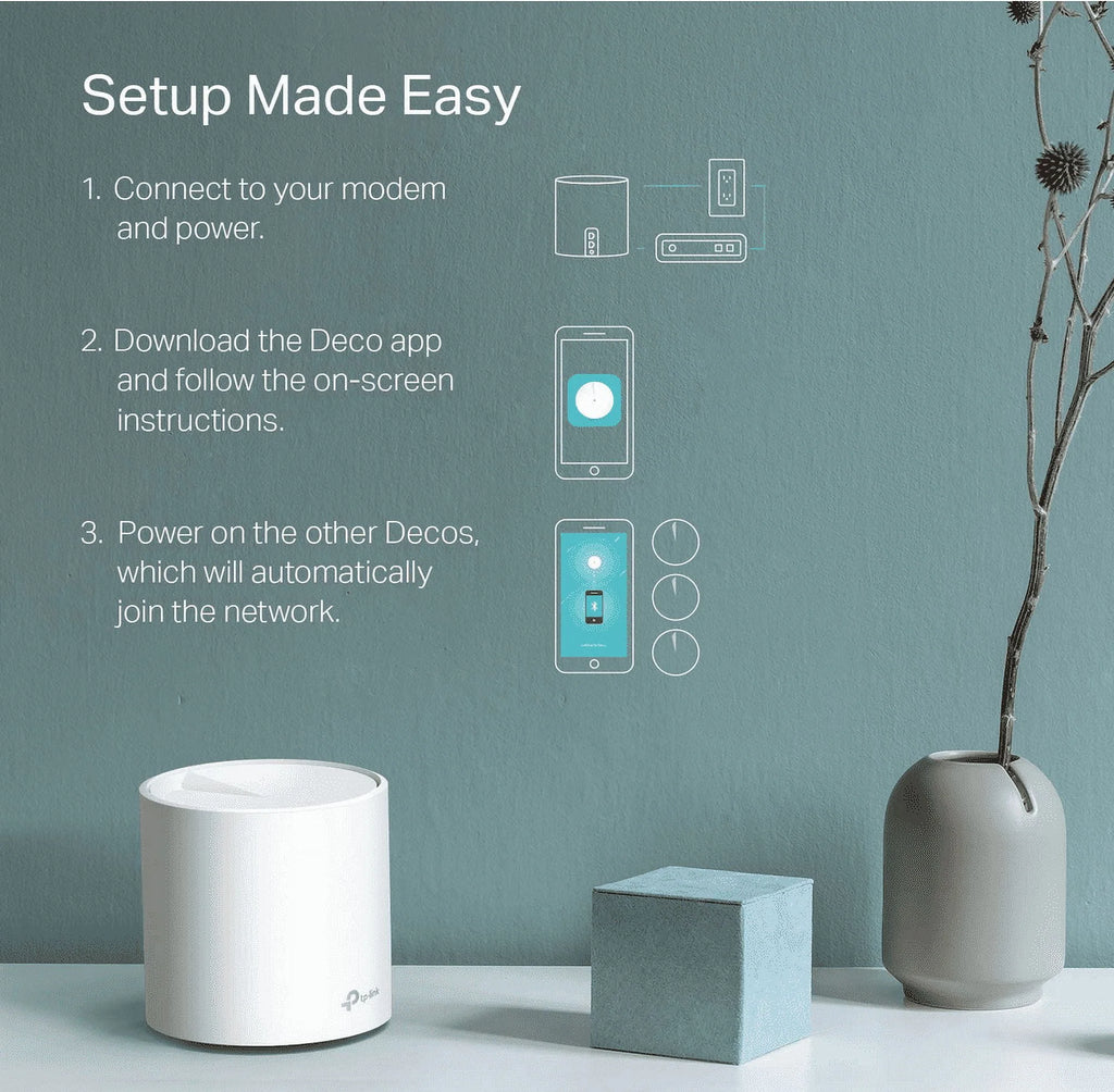 2-Pack Wi-Fi 6 Mesh Router System N21553