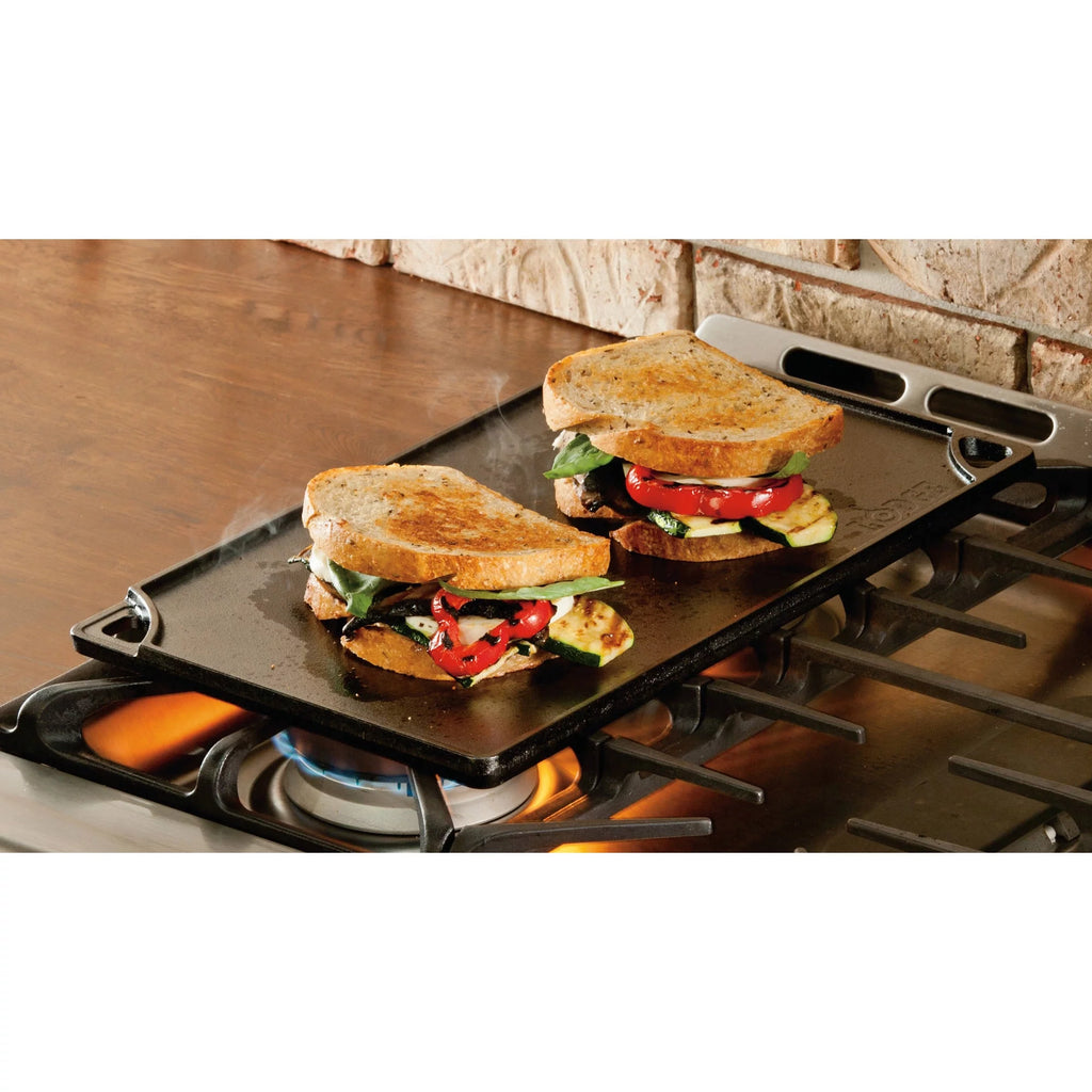 Black Cast Iron Reversible Grill/Griddle O21494