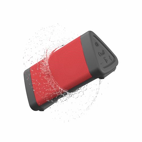 Portable Bluetooth 5.4 Speaker, 12W, 24-Hr Battery, IPX5 Water-Resistant, Black B8009
