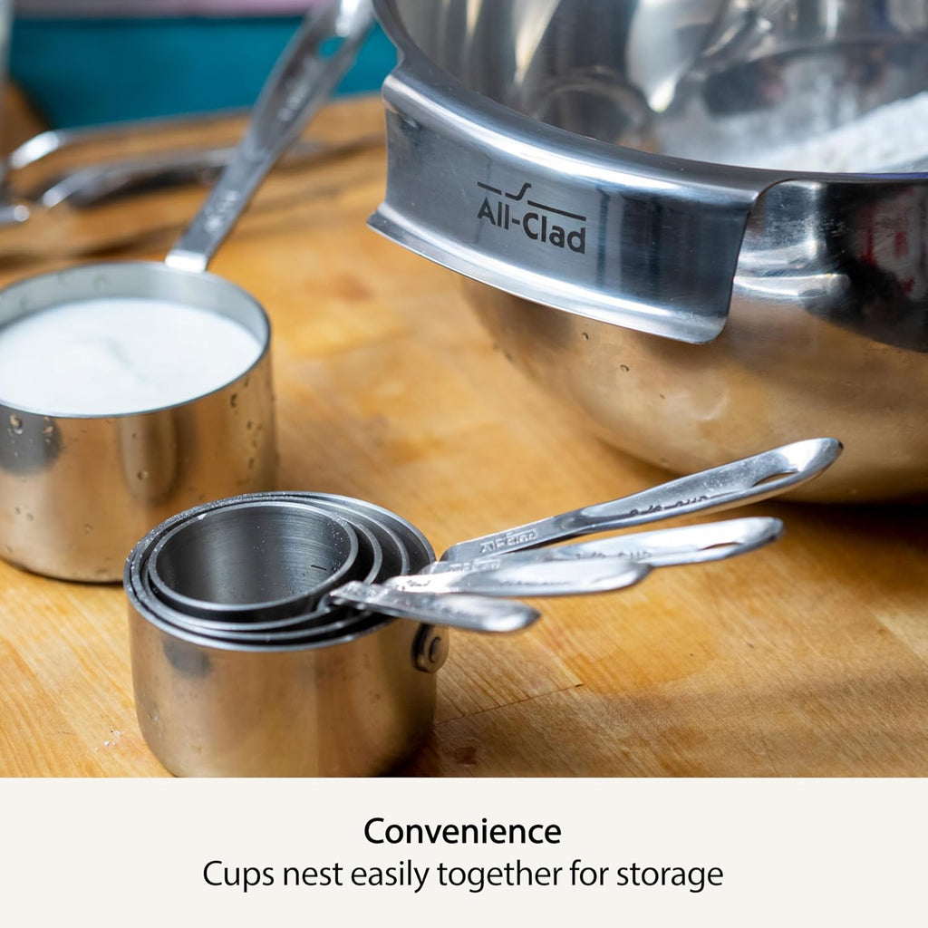 5 Piece Stainless Steel Measuring Cup Set Q6510