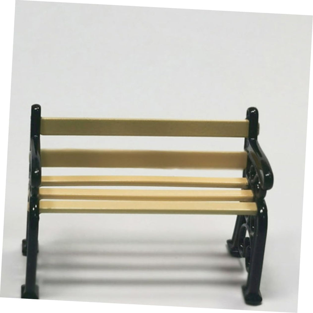 3pcs Mini Park Bench Doll Furniture Miniature Garden Decor K226752