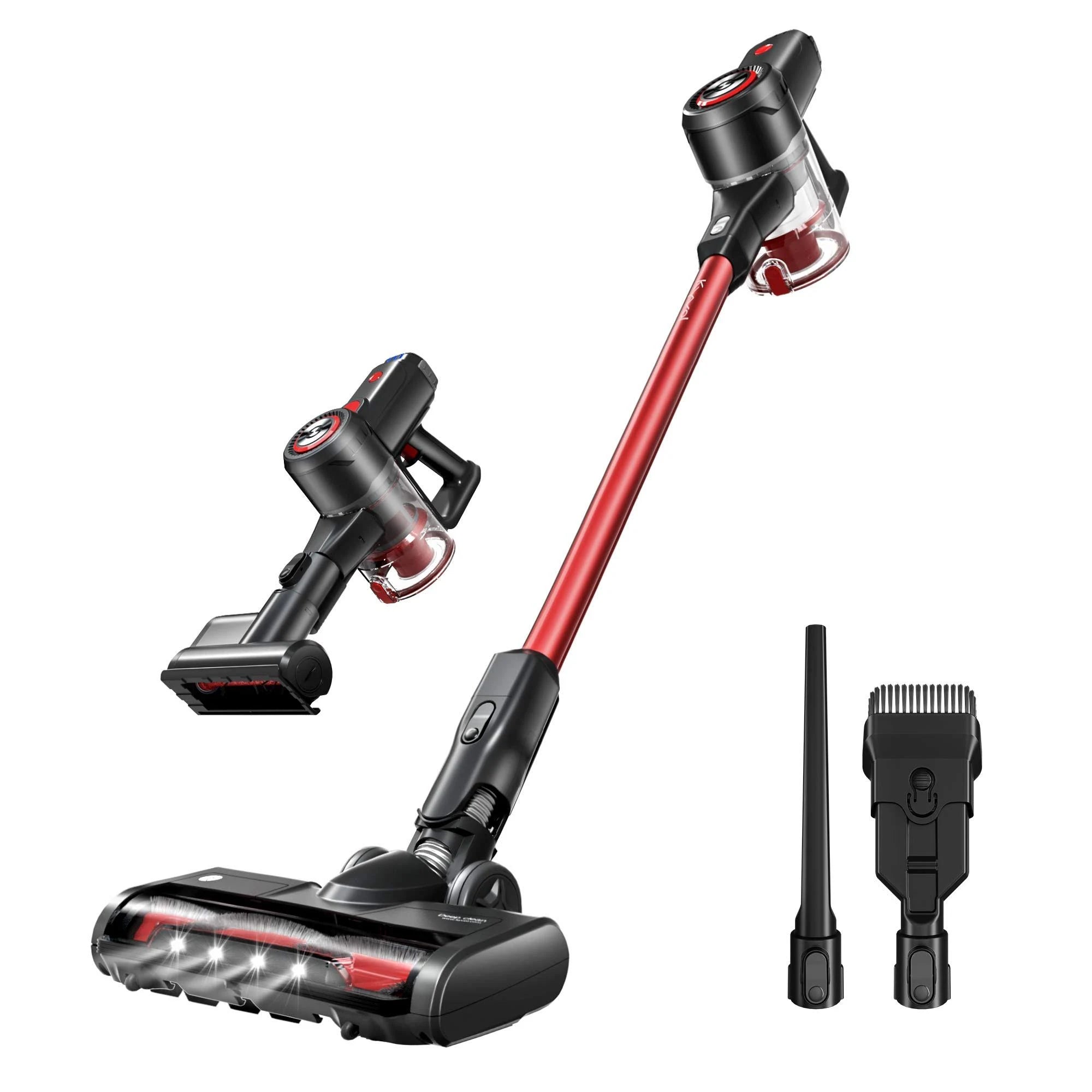 Cordless Vacuum Cleaner, 25kPa Suction, 40 Mins Runtime, Detachable Battery B276760